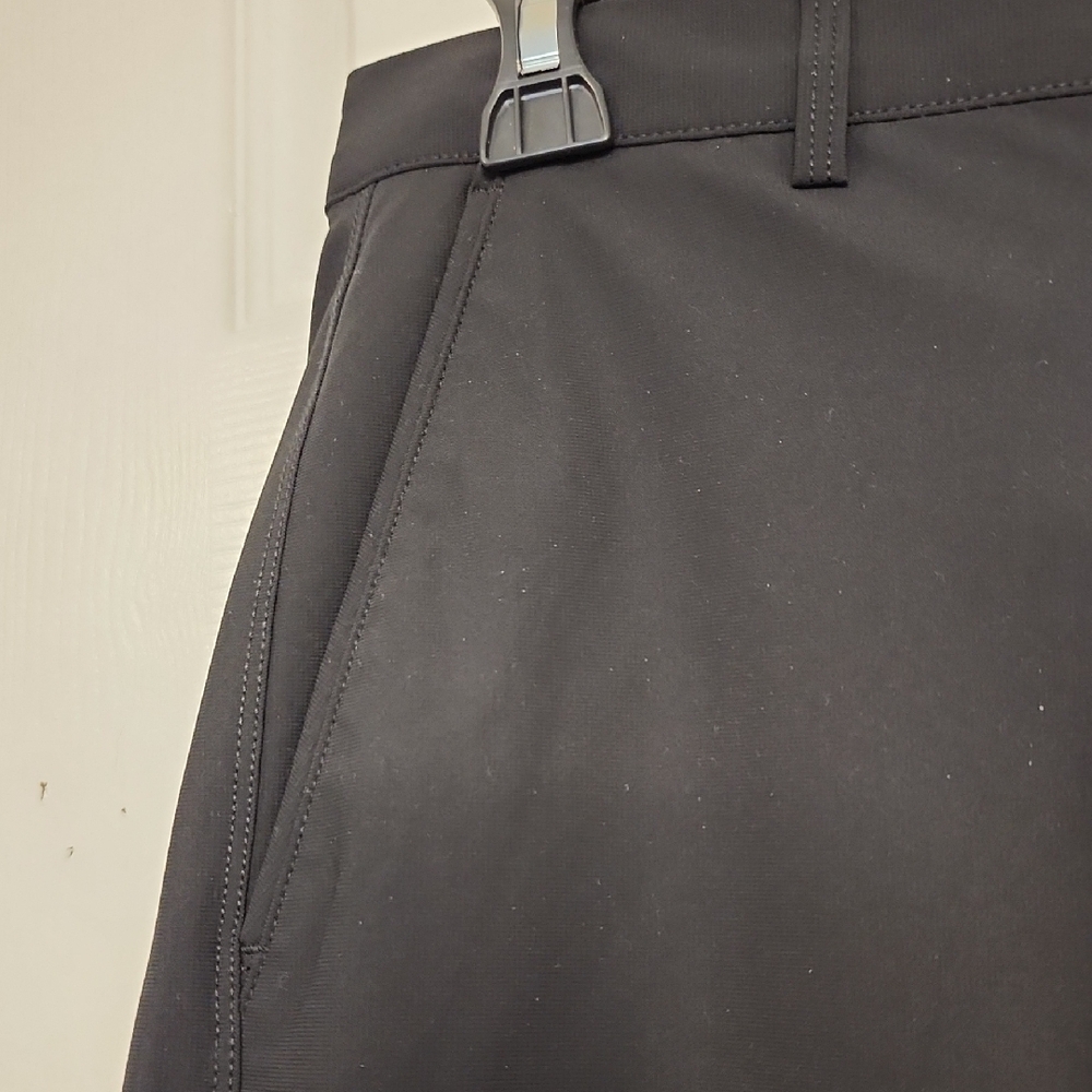 Golf Shorts Gregg Norman  Collection Black Stretch Shorts - Picture 4 of 12